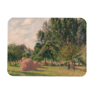 Magnet Flexible Meules de foin de Camille Pissarro  , matin,
