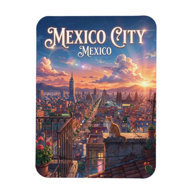Magnet Flexible Mexico City (Vertical)