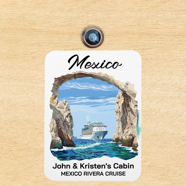 Magnet Flexible Mexique Cabo Arch Cruise Navire (Créateur téléchargé)