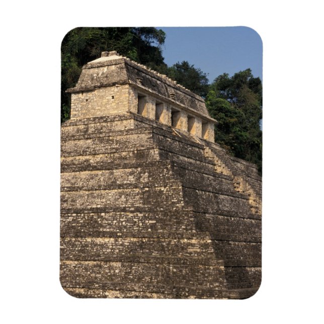 Magnet Flexible Mexique, province de Chiapas, Palenque. Temple de  (Vertical)