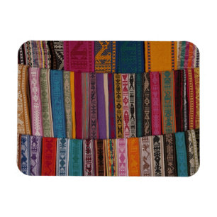 Magnet Flexible Mexique, province d'Oaxaca, Oaxaca, ceintures tiss