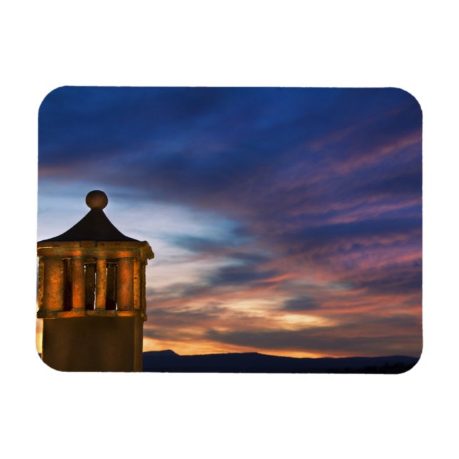 Magnet Flexible Mexique, San Miguel de Allende. Coucher de soleil  (Horizontal)