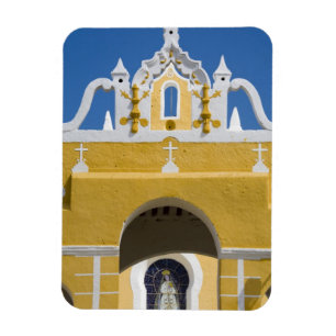 Magnet Flexible Mexique, Yucatan, Izamal. Le couvent franciscain