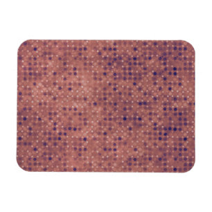 Magnet Flexible Micro-points violets sur Grunge Rose