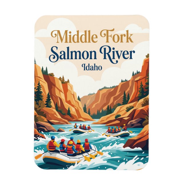 Magnet Flexible Middle Fork Salmon River Idaho (Vertical)