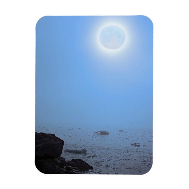Magnet Flexible Midnight Moon | Arctique, Svalbard (Vertical)