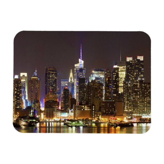Magnet Flexible Midtown Manhattan vue de Weehawken New Jersey (Horizontal)