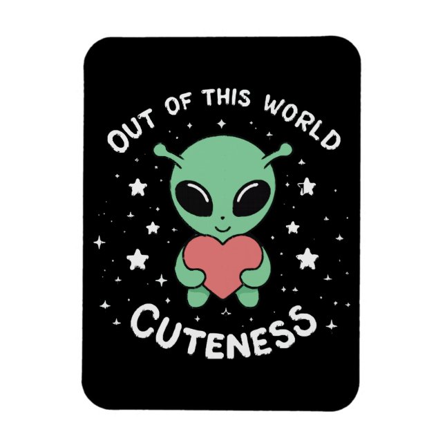 Magnet Flexible Mignonne Hors De Ce Monde (Vertical)