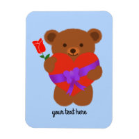 Mignonne ours en peluche no 1 aimant