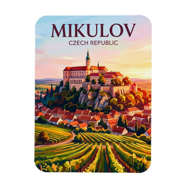 Magnet Flexible Mikulov République tchèque (Vertical)