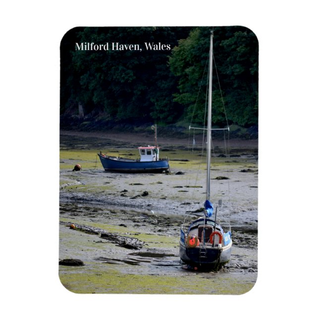 Magnet Flexible Milford Haven Wales Low Tide (Vertical)
