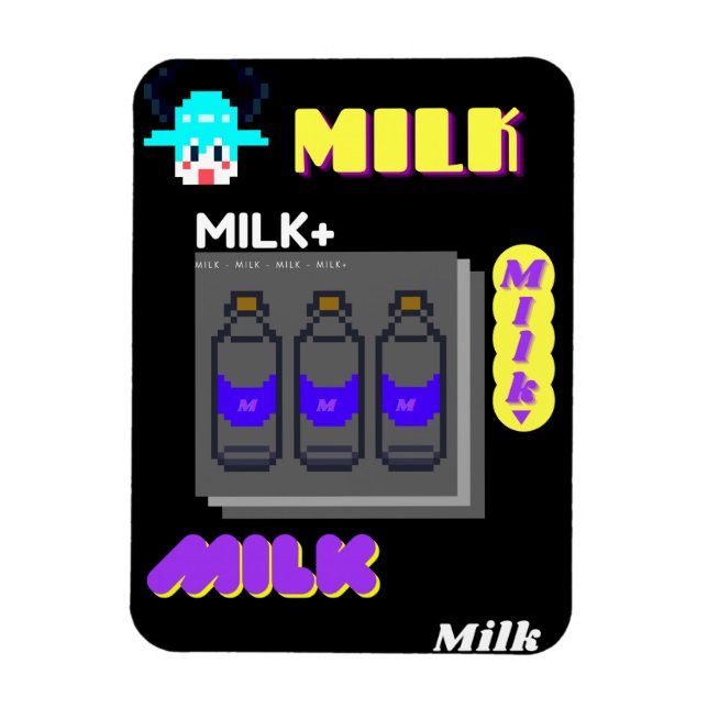 Magnet Flexible Milk party (Vertical)
