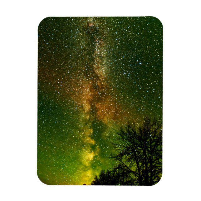 Magnet Flexible Milky Way & Aurora Borealis | Ontario Canada (Vertical)
