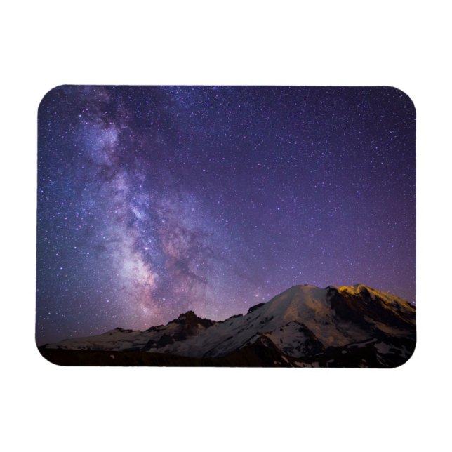 Magnet Flexible Milky Way & Mt. Rainier | Washington State (Horizontal)