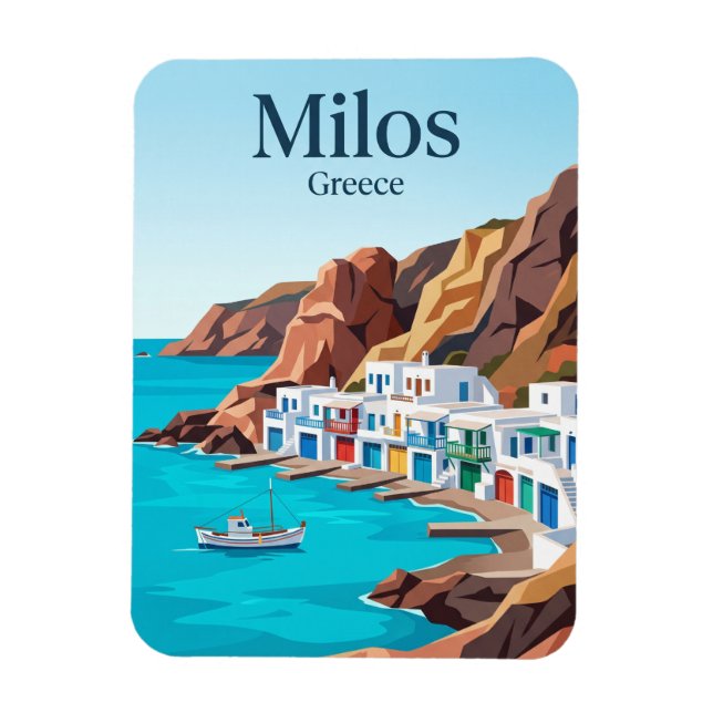 Magnet Flexible Milos Grèce (Vertical)