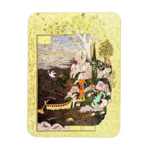 Magnet Flexible Miniature persane : Salaman & Absal Postcard