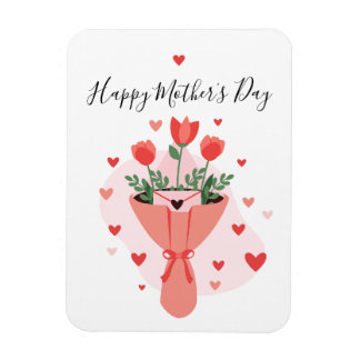 Magnet Flexible Minimal Elegant Mother's Day Card