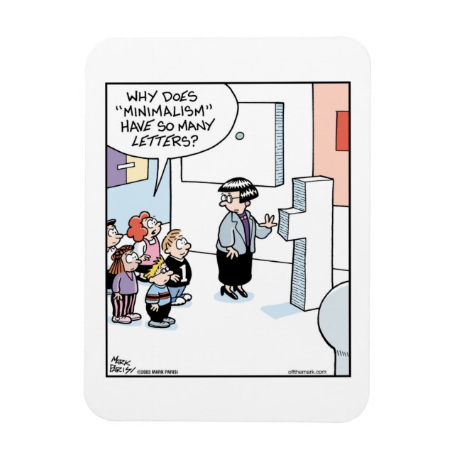 Magnet Flexible Minimalism Art (Vertical)