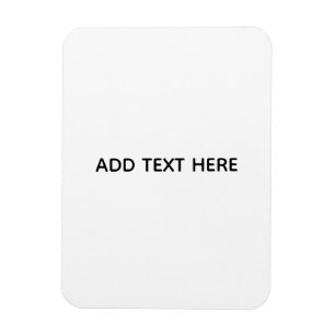 Magnet Flexible Minimaliste Blanc Élégant pour Toutes les Occasion