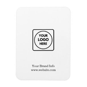 Magnet Flexible Minimaliste Moderne Logo d'entreprise personnali
