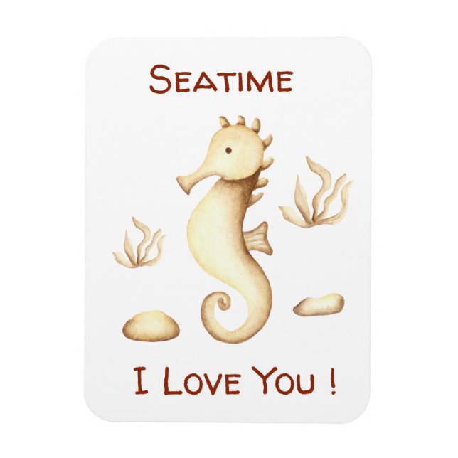 Magnet Flexible Minimaliste Romantique Siège Été  (Vertical)