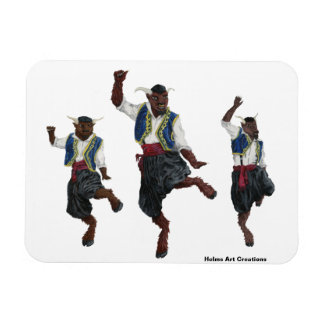 Magnet Flexible Minotaures grecques Danse Imaginaire Réfrigérateur
