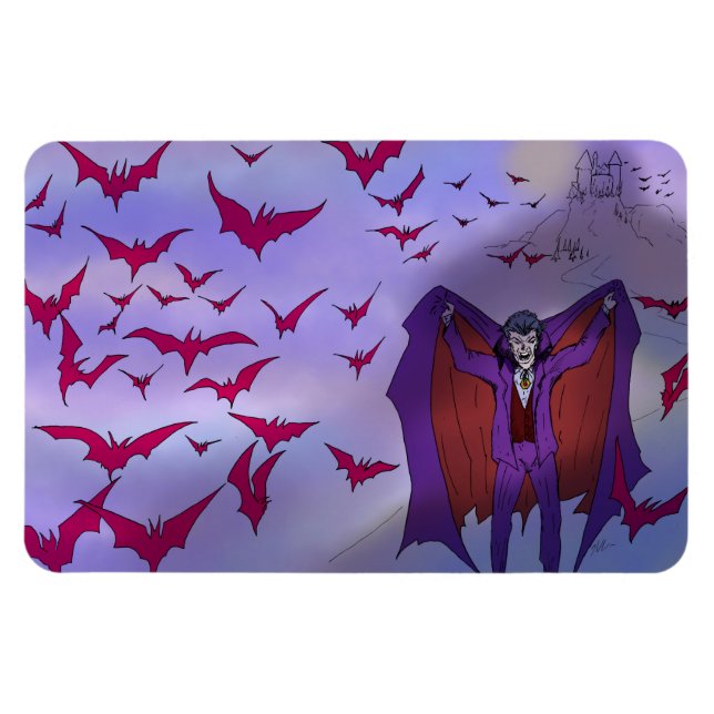 Magnet Flexible Minuit vampire (Horizontal)