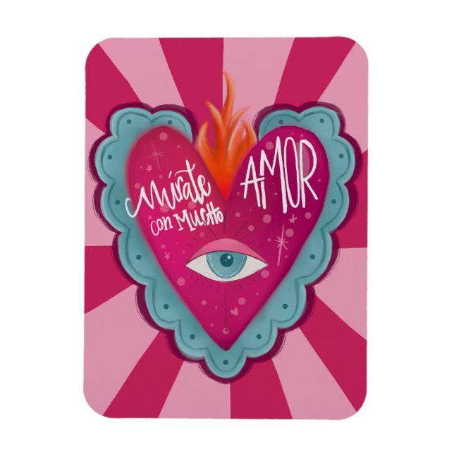 Magnet Flexible Mírate con AMOR (Vertical)