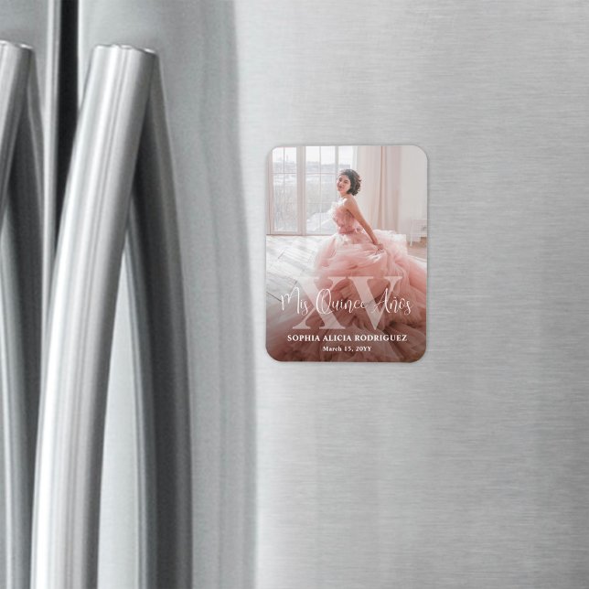Magnet Flexible Mis XV Años Quinceañera Photo 15ème anniversaire (Créateur téléchargé)