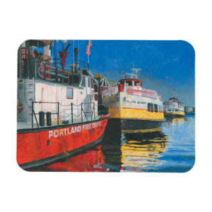 Magnet Flexible Miss Portland Fireboat et Casco Bay Ferries