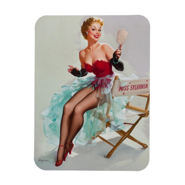 Magnet Flexible Miss Sylvania Pin-Up Girl (Vertical)