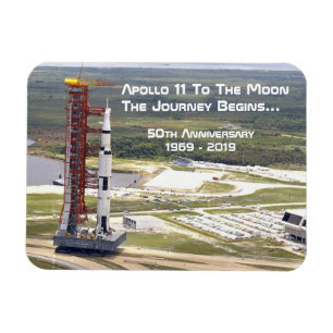 Magnet Flexible Mission Apollo 11 à l'anniversaire de la Lune