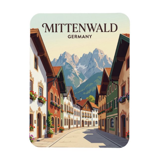 Magnet Flexible Mittenwald Allemagne (Vertical)