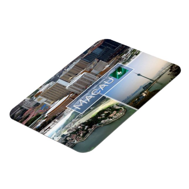 Magnet Flexible MO Macau - Centre-ville - (Côté Gauche)