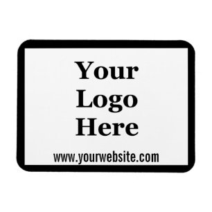 Magnet Flexible Modèle : Black & White Website et votre logo ici