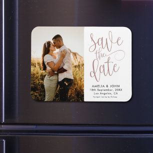 Magnet Flexible Modèle de photo moderne pour carte d'invitation de