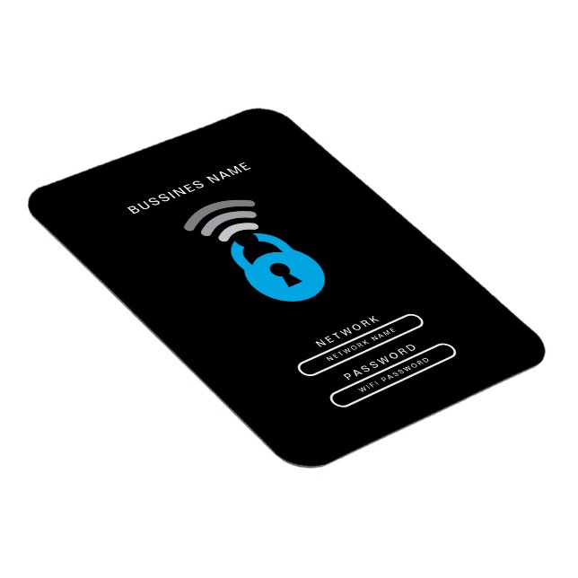 Magnet Flexible Modèle du logo WiFi Key tech (Côté Droit)