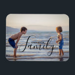 Magnet Flexible Modèle photo moderne simple Nom de famille personn<br><div class="desc">Simple Modern Modèle photo Personnalisé Nom de famille Magnets propose votre photo préférée avec votre nom de famille personnalisé. Fait un cadeau fantastique pour Noël, anniversaire, anniversaire, fête des mères, Fête des pères, fête des grands-parents et plus encore. Personnalisez en modifiant le texte dans la zone de texte fournie. Conçu...</div>