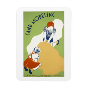 Magnet Flexible Modélisation du sable