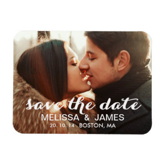 Magnet Flexible Moderne Enregistrer l'aimant de la date avec photo