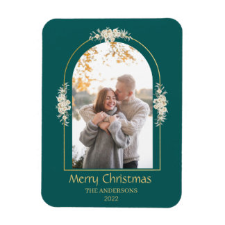 Magnet Flexible Moderne minimaliste Arc Floral Vert