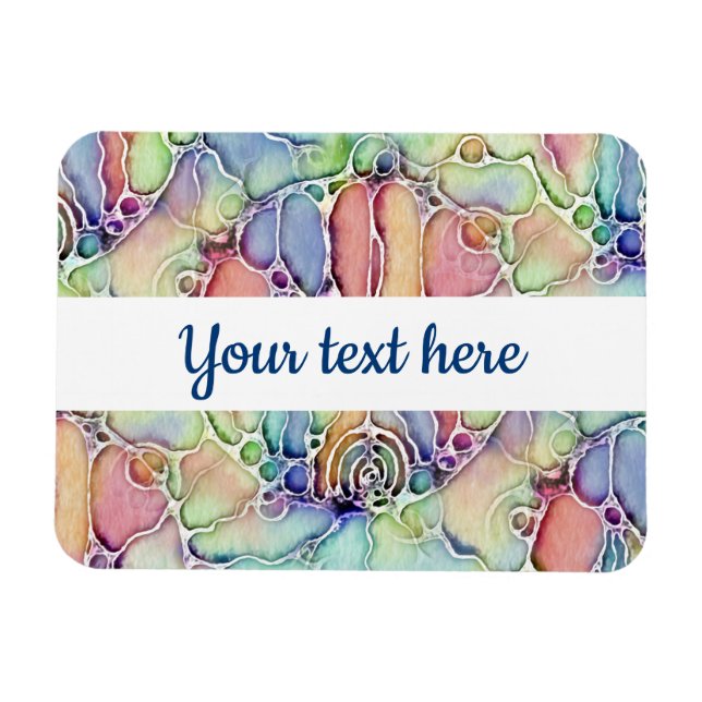 Magnet Flexible Modes de vie - Art neurographique Motif 1 (Horizontal)