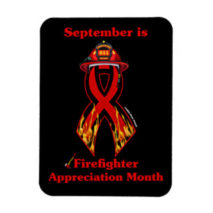Magnet Flexible Mois d'appréciation des pompiers