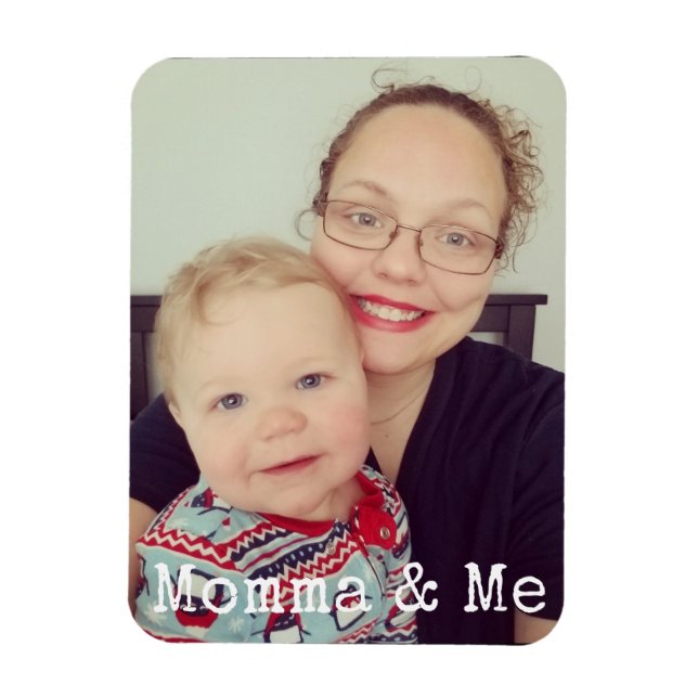 Magnet Flexible Momma & moi personnalisés (Vertical)