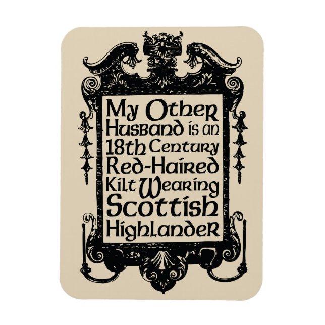 Magnet Flexible Mon autre mari - Highlander (Vertical)