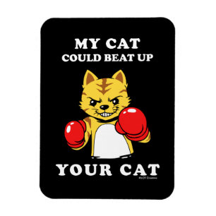 Magnet Flexible Mon Chat Pourrait Baiser Votre Chat