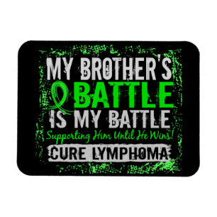 Magnet Flexible Mon combat contre 2 Lymphoma Brother