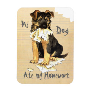 Magnet Flexible Mon GSD Mange Mes devoirs