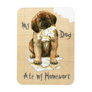 Magnet Flexible Mon Leonberger A Mangé Ma Maison