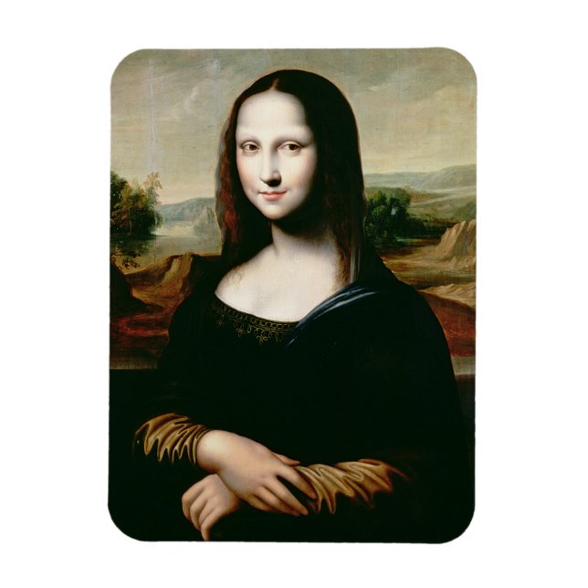 Magnet Flexible Mona Lisa, copie du tableau de Leonardo da Vin (Vertical)